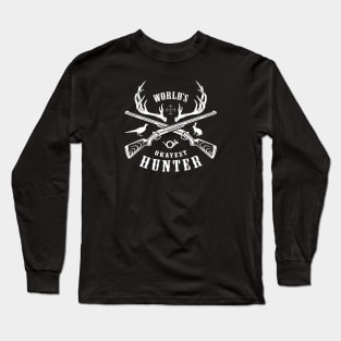 world's okayest hunter Long Sleeve T-Shirt